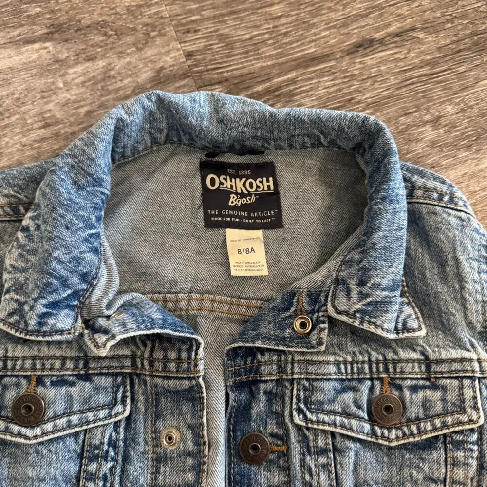 OshKosh Bgosh 8/8a Jean Denim Jacket